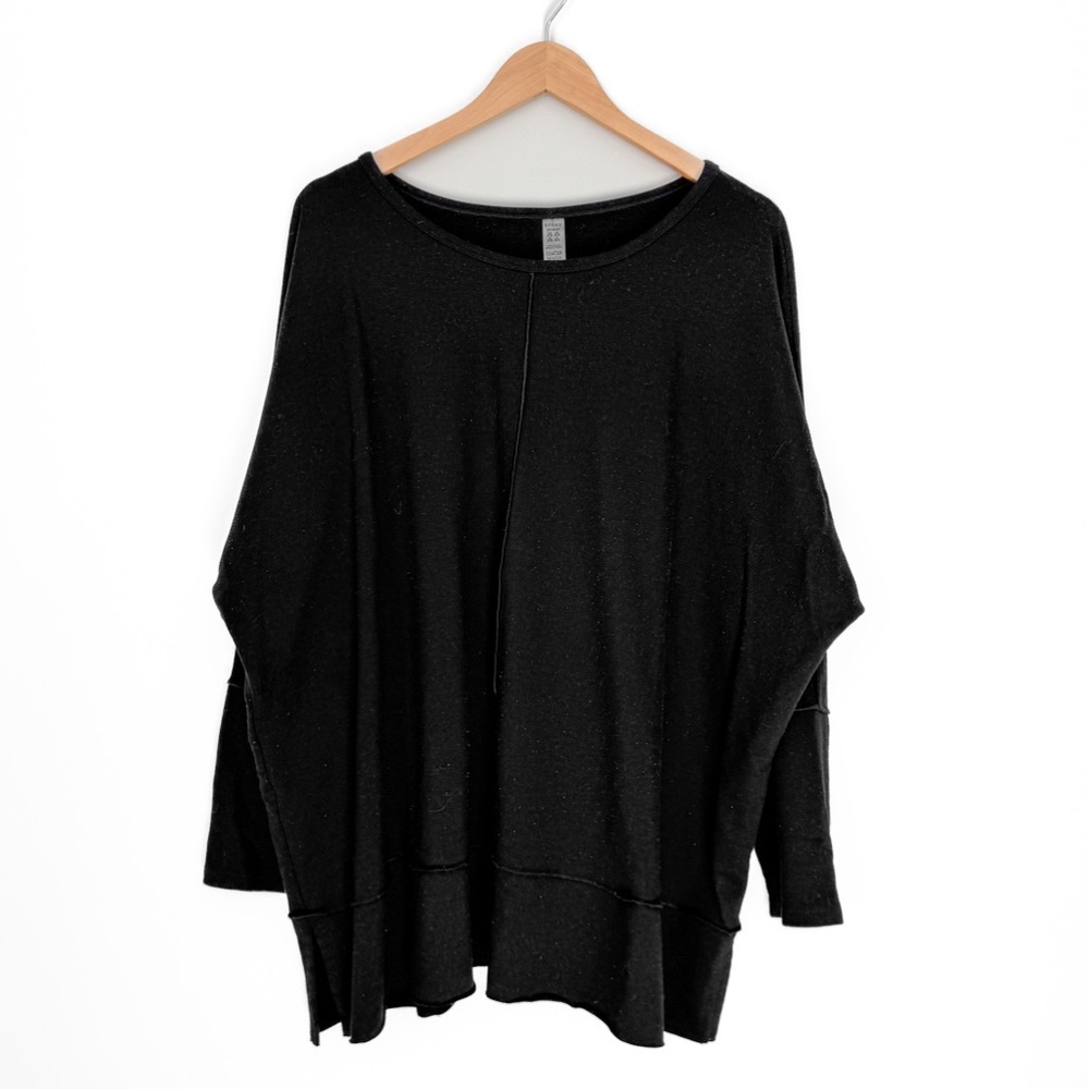 Spanx Black Dolman Sweatshirt